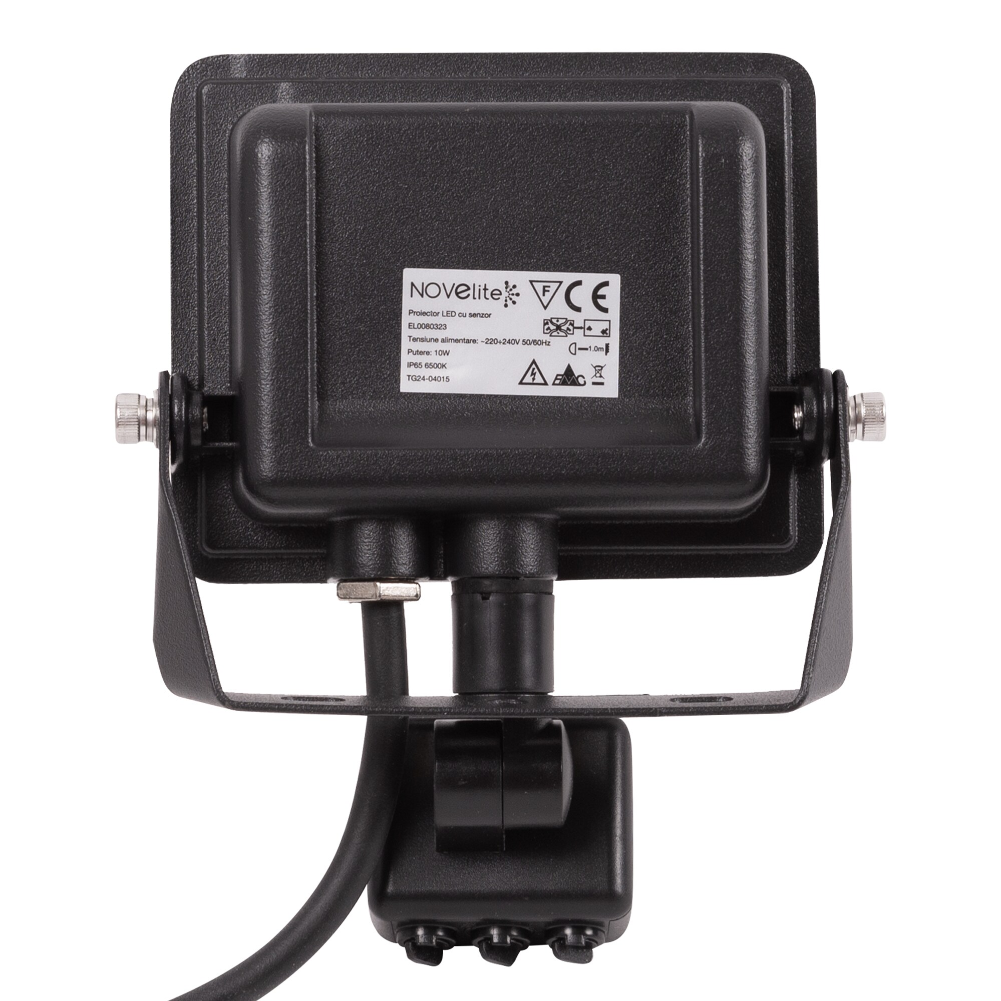 Proiector LED NOVELITE, 10W, 900lm, 6500K, IP65, negru