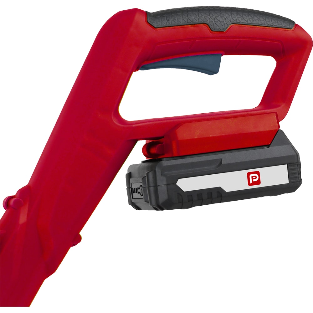 Trimmer pentru gazon PERFORMANCE POWER, 18V, 2.0Ah, 23 cm, rosu