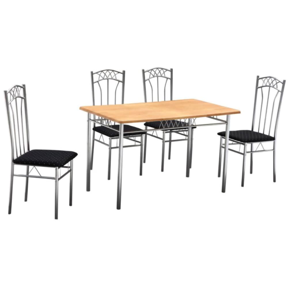 Set masa si scaune UNIC SPOT Emma, 5 piese, natur