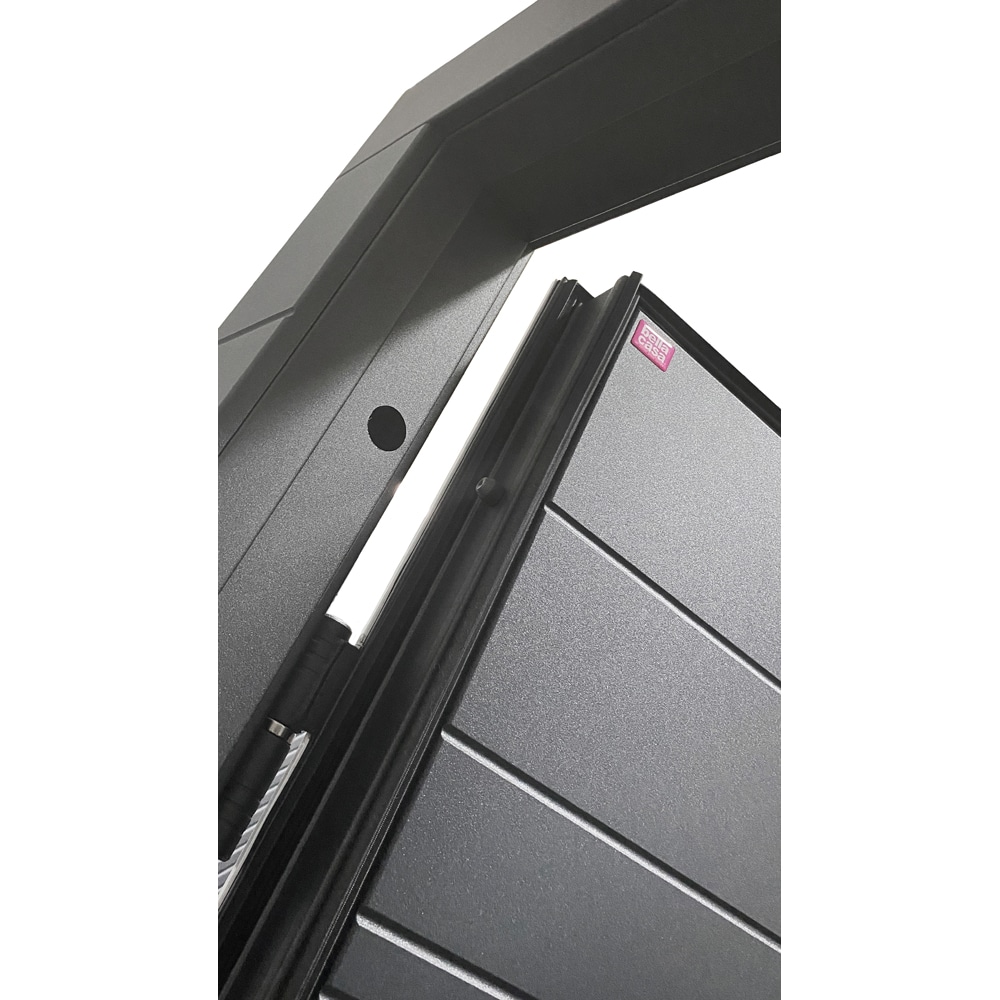 Usa exterior BELLA CASA BC700, fara geam, dreapta, metal, 77 x 194 cm, antracit-alb