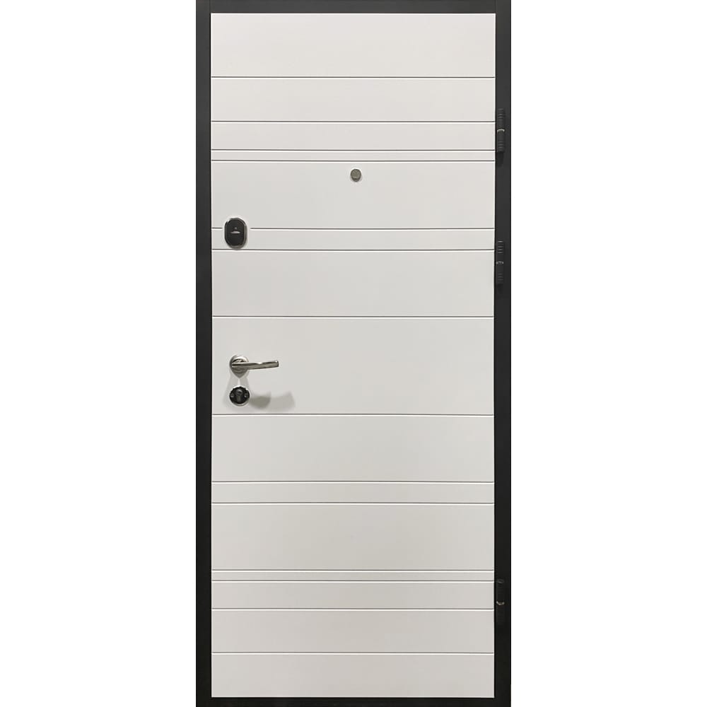 Usa exterior BELLA CASA BC700, fara geam, dreapta, metal, 77 x 194 cm, antracit-alb