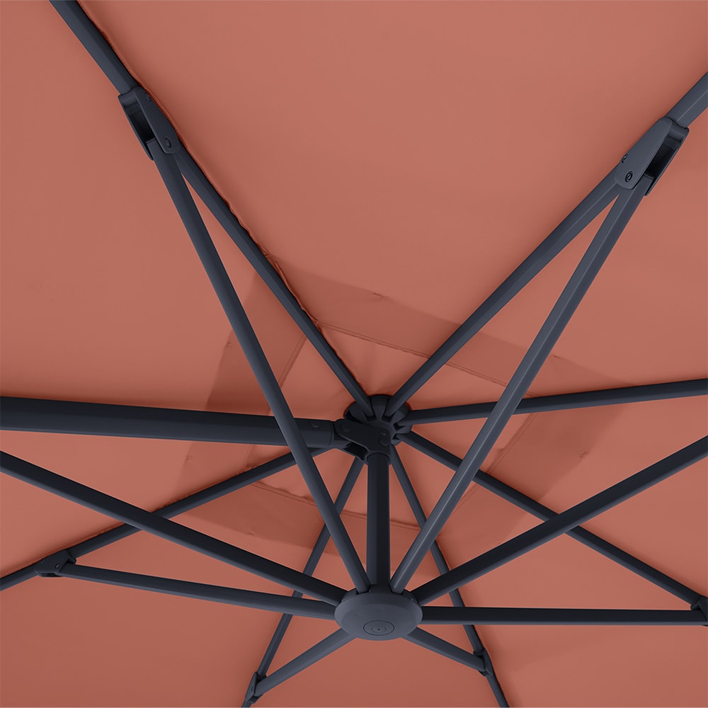 Umbrela de exterior GOODHOME Corby, 3 x 3m, mango