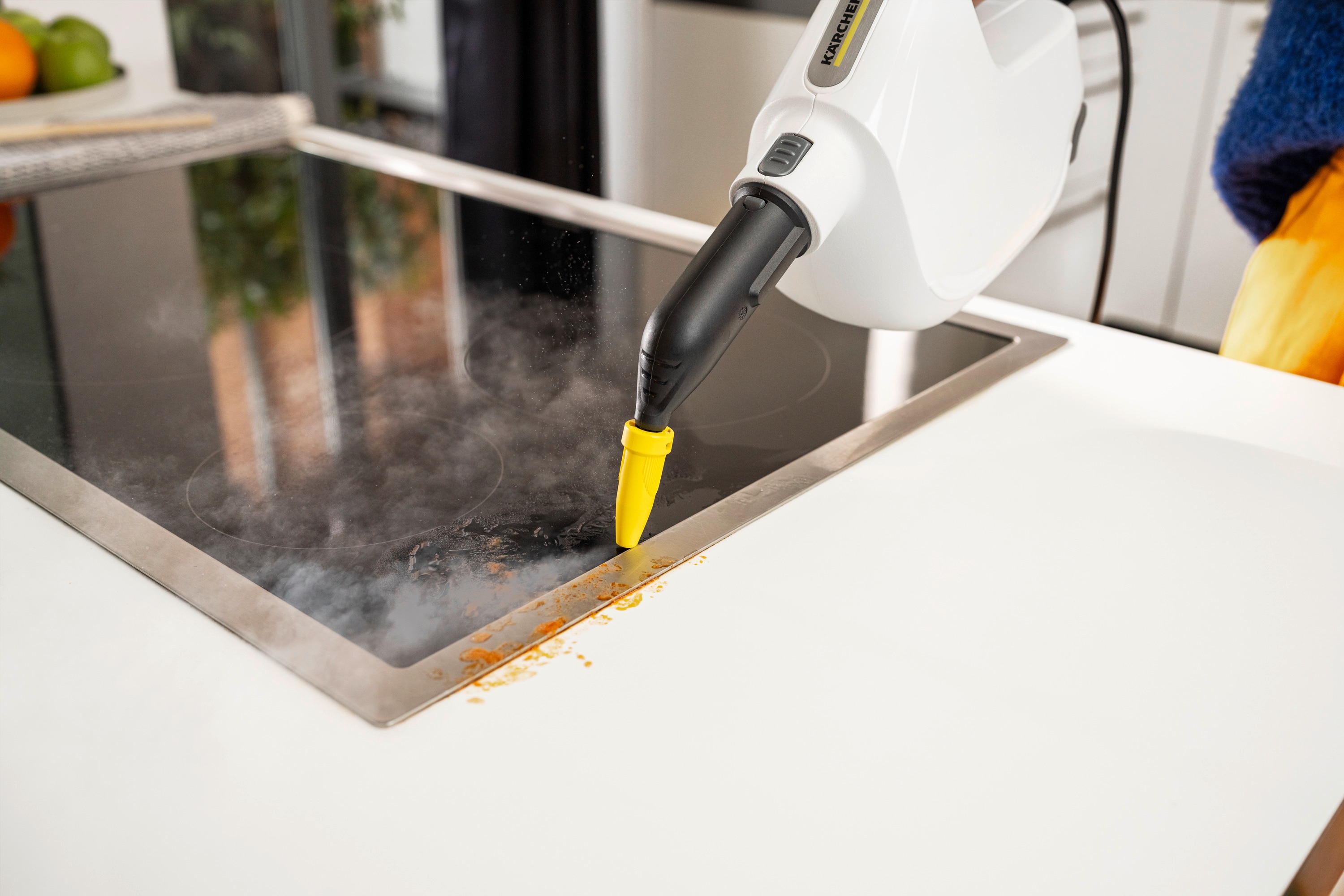 Aparat de curatat cu abur KARCHER, 0.2l, 1300W, alb