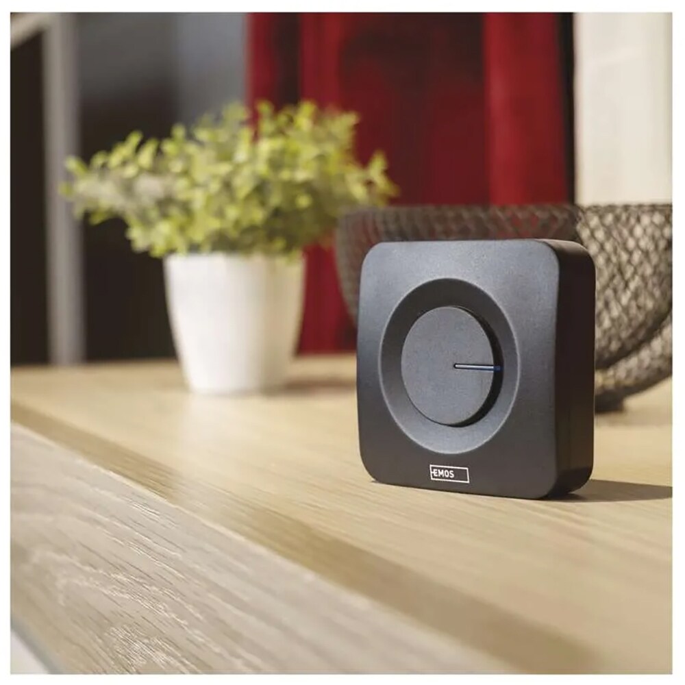 Sonerie wireless EMOS P5730, 52 melodii, 180m, negru