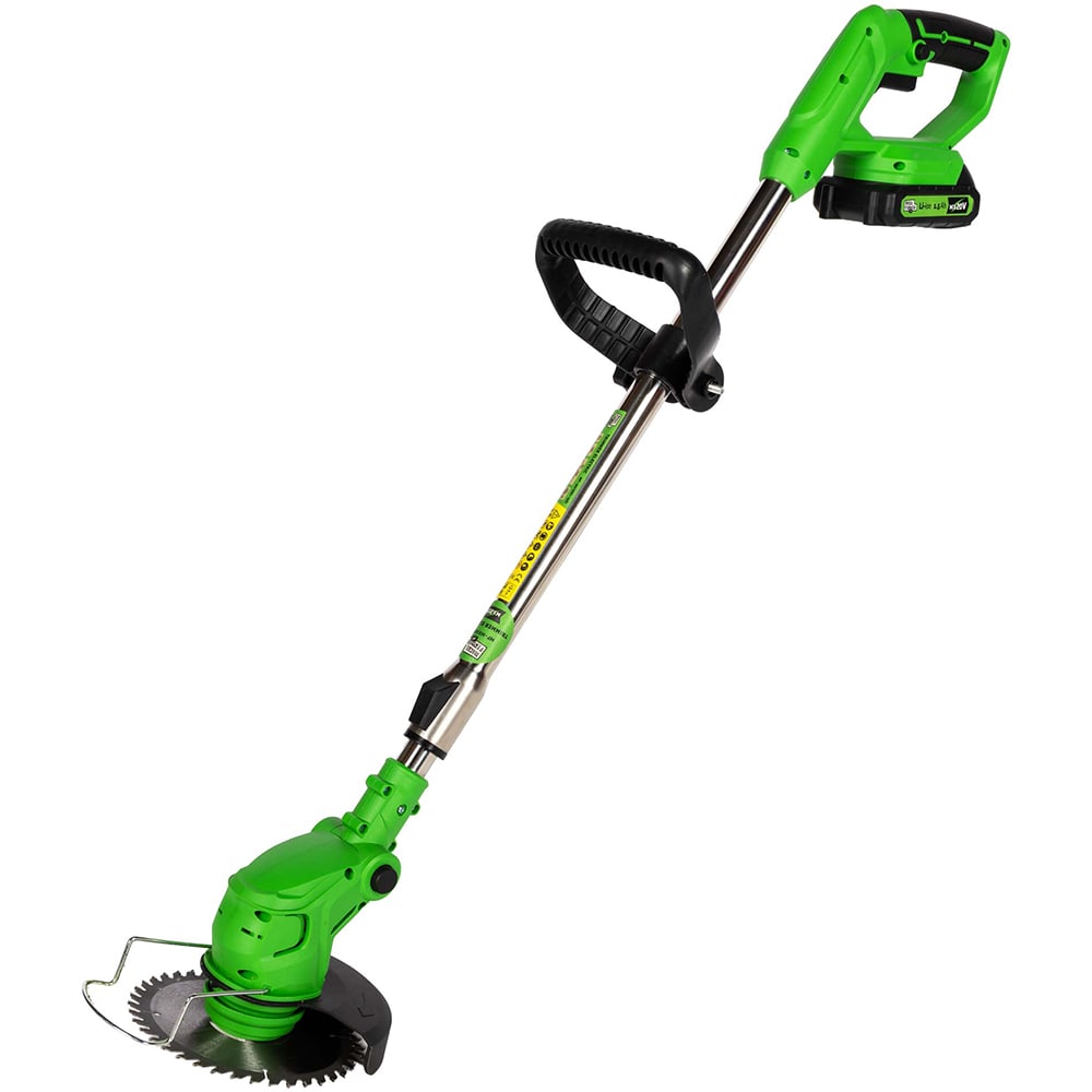 Trimmer electric gazon MICUL FERMIER, 1.5 Ah, 20V, 2 acumulatori