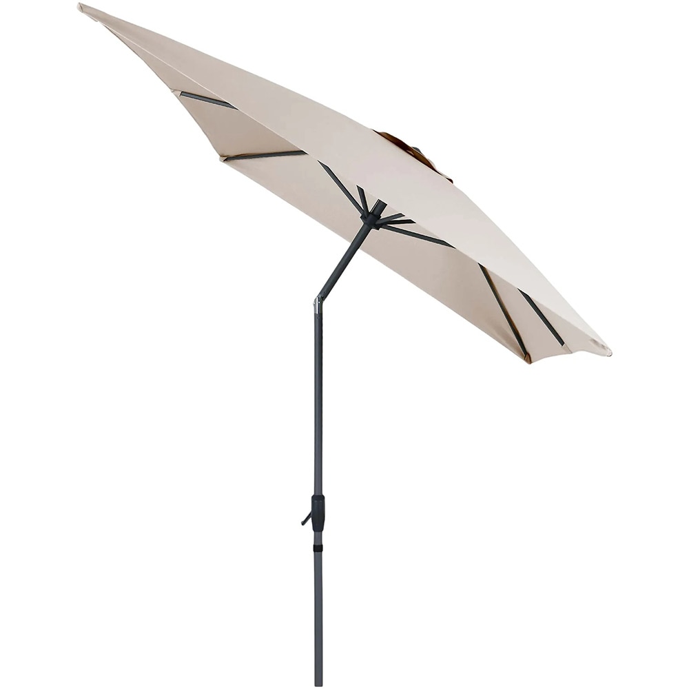 Umbrela gradina inclinabila GOODHOME Kasane, 3 x 2 m, UPF30, deschidere tip manivela, aluminiu si poliester, bej