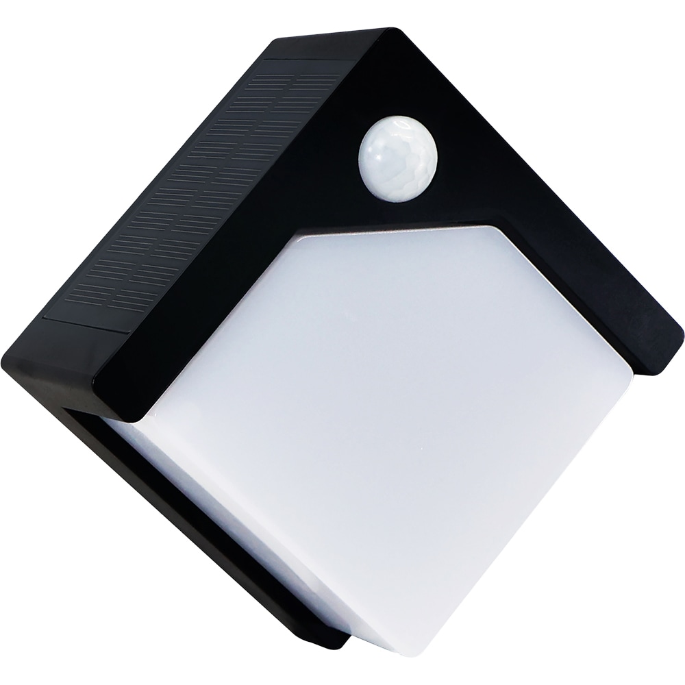 Aplica solara cu senzor, 0.15W, LED incorporat, negru