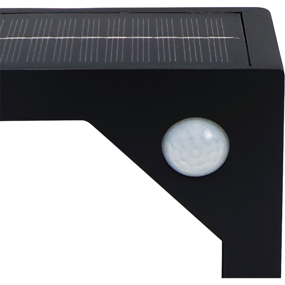 Aplica solara cu senzor, 0.15W, LED incorporat, negru