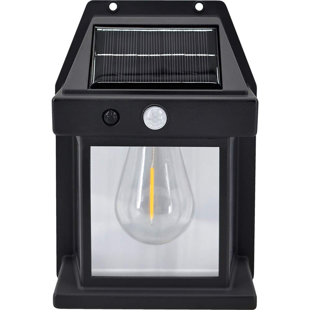 Aplica solara, 0.06W, LED incorporat, negru