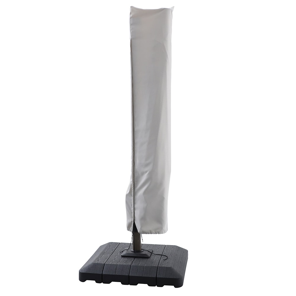 Umbrela de exterior GOODHOME Corby, 3 x 3m, alb