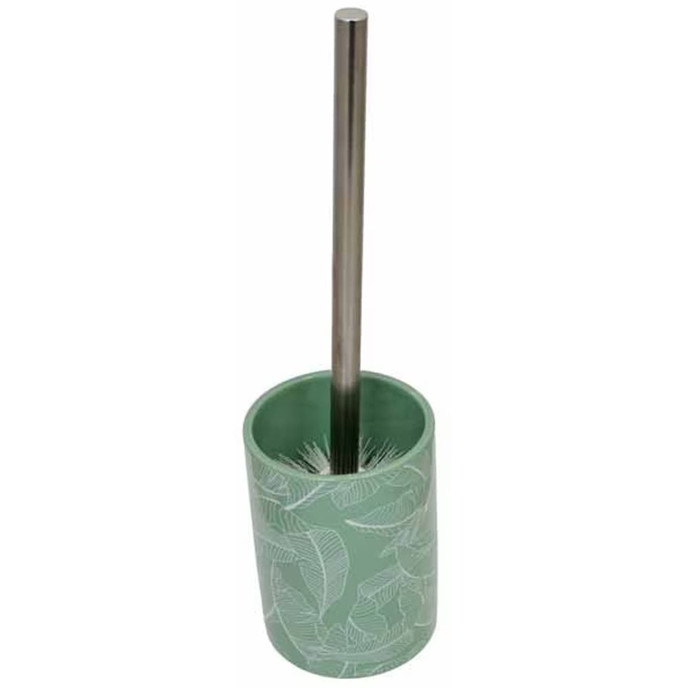 Set perie toaleta FRANDIS 196679, ceramica, verde