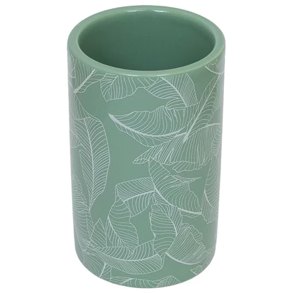 Pahar baie FRANDIS 196677, ceramica, verde deschis