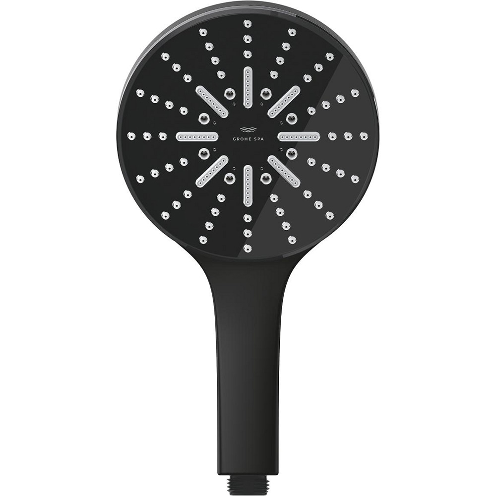 Para dus GROHE Spa Aqua 101676KF00, 130 mm, 3 functii, negru