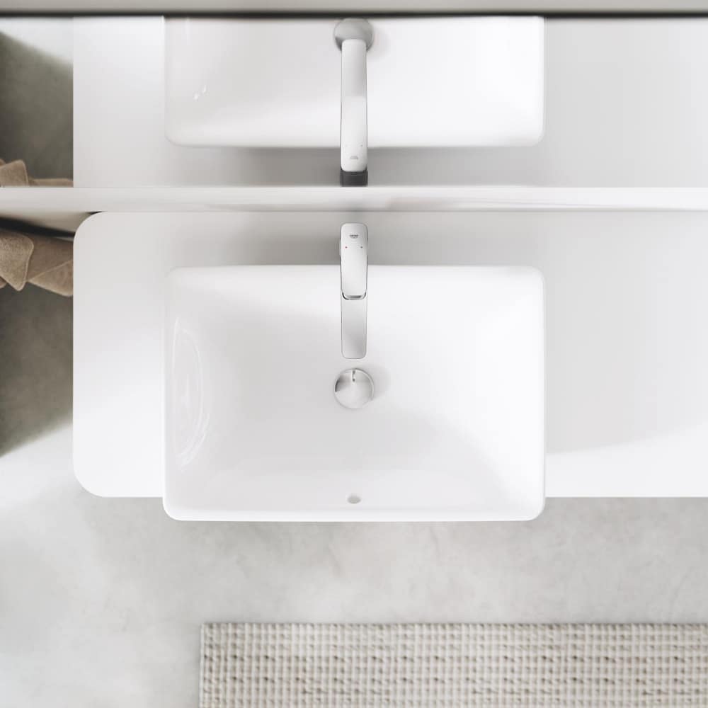 Baterie lavoar GROHE Cubeo 1017290000, marimea XL, alama, crom