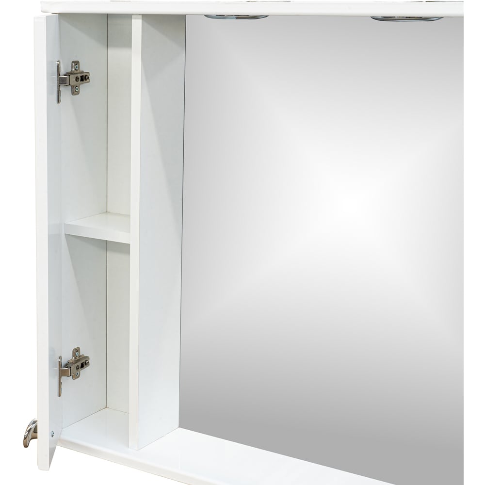 Oglinda baie cu dulap SANITOP Algo, 100 x 20 x 73 cm, iluminare LED, alb