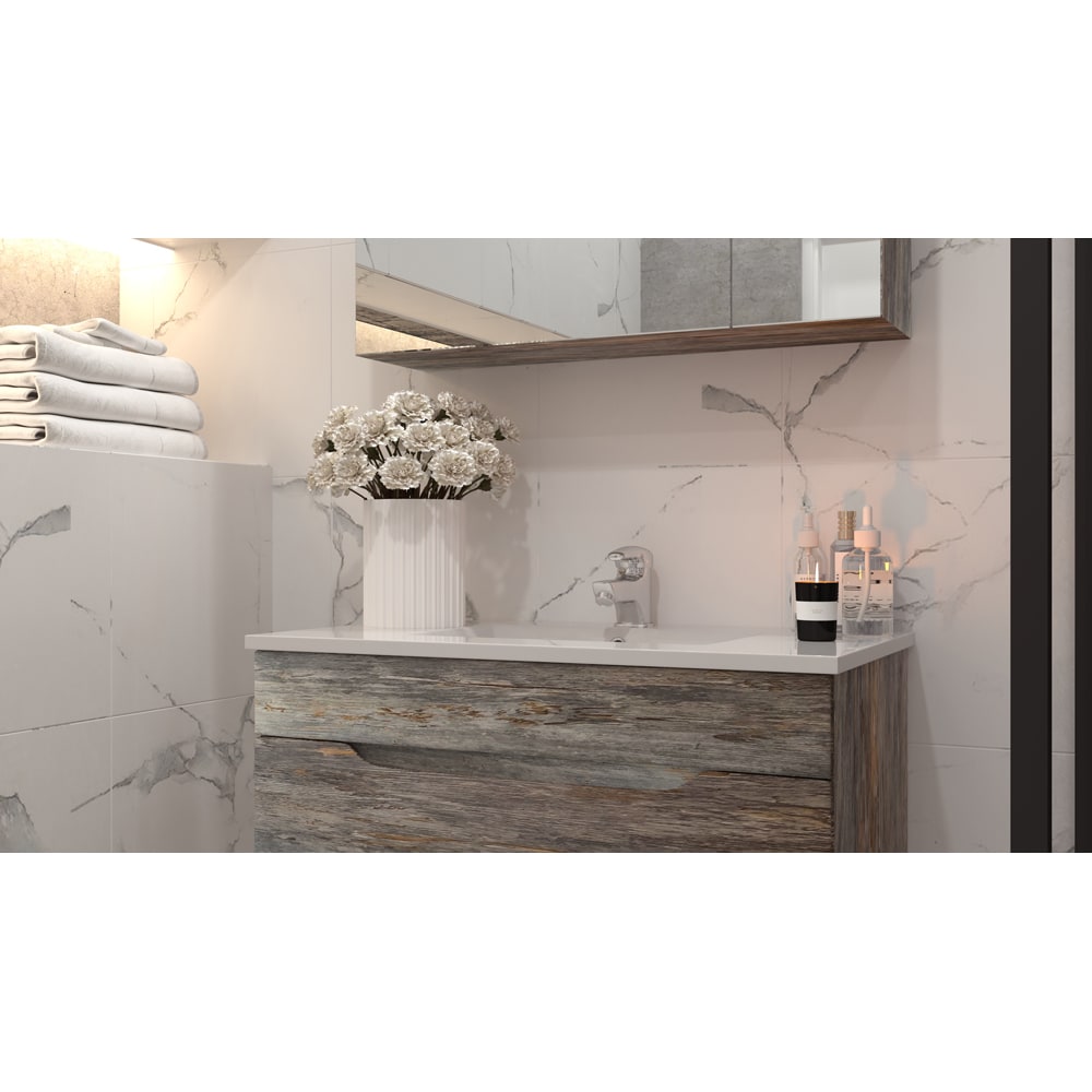 Set masca si lavoar SANITOP Mephisto, 70 x 46 x 55 cm, rustic