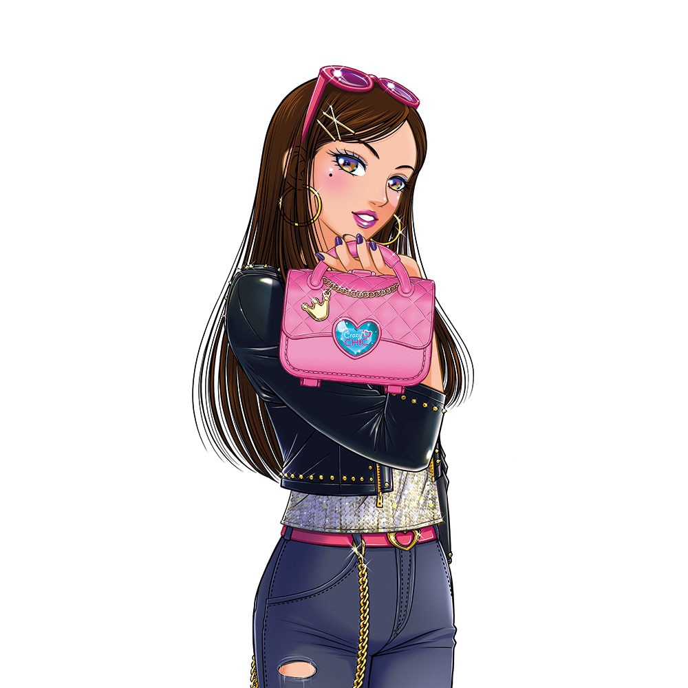 Jucarie de rol CRAZY CHIC Trusa de machiaj - Lovely Make Up 102218743, 6 ani+, multicolor