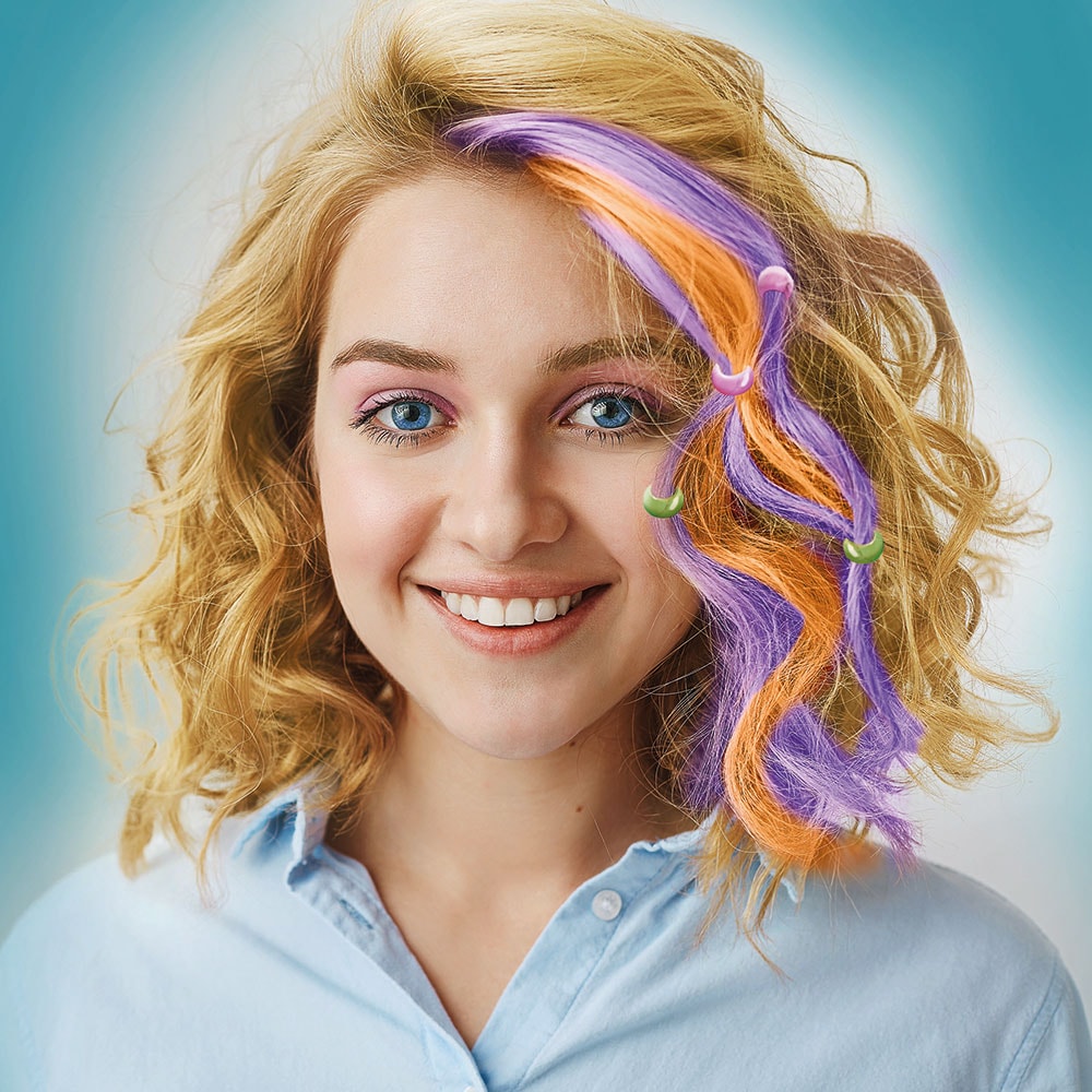 Jucarie de rol CRAZY CHIC Trendy hairstyle 102218750, 6 ani+, multicolor