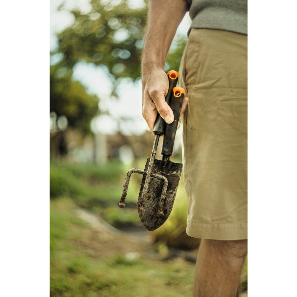 Plantator FISKARS Ergo, otel, negru