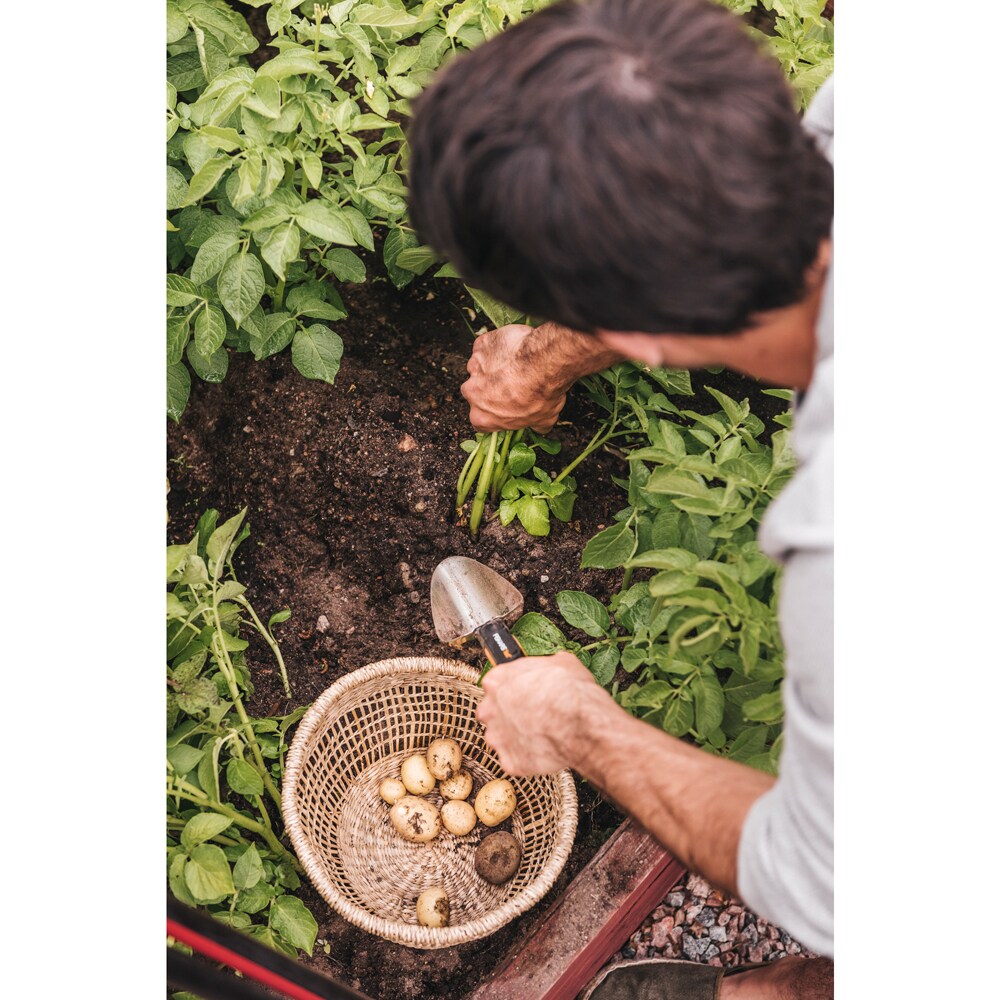 Plantator FISKARS Xact, otel inoxidabil, argintiu