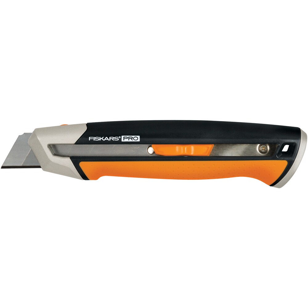 Cutit Snap-off FISKARS CarbonMax, 25mm, metal, negru
