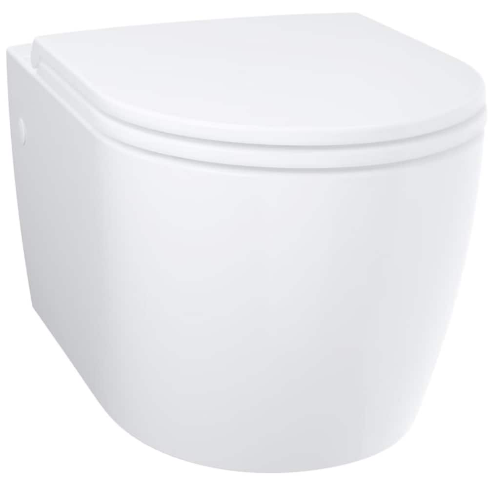 Vas WC suspendat GROHE Start Round 103848SH00, ceramica, 36.4 x 54.3 x 41 cm, capac SoftClose, alb
