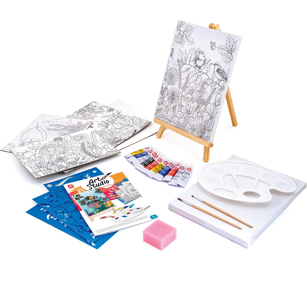 Set AS Studio Atelier de pictura Acrylic 103882021, 7 ani+, multicolor