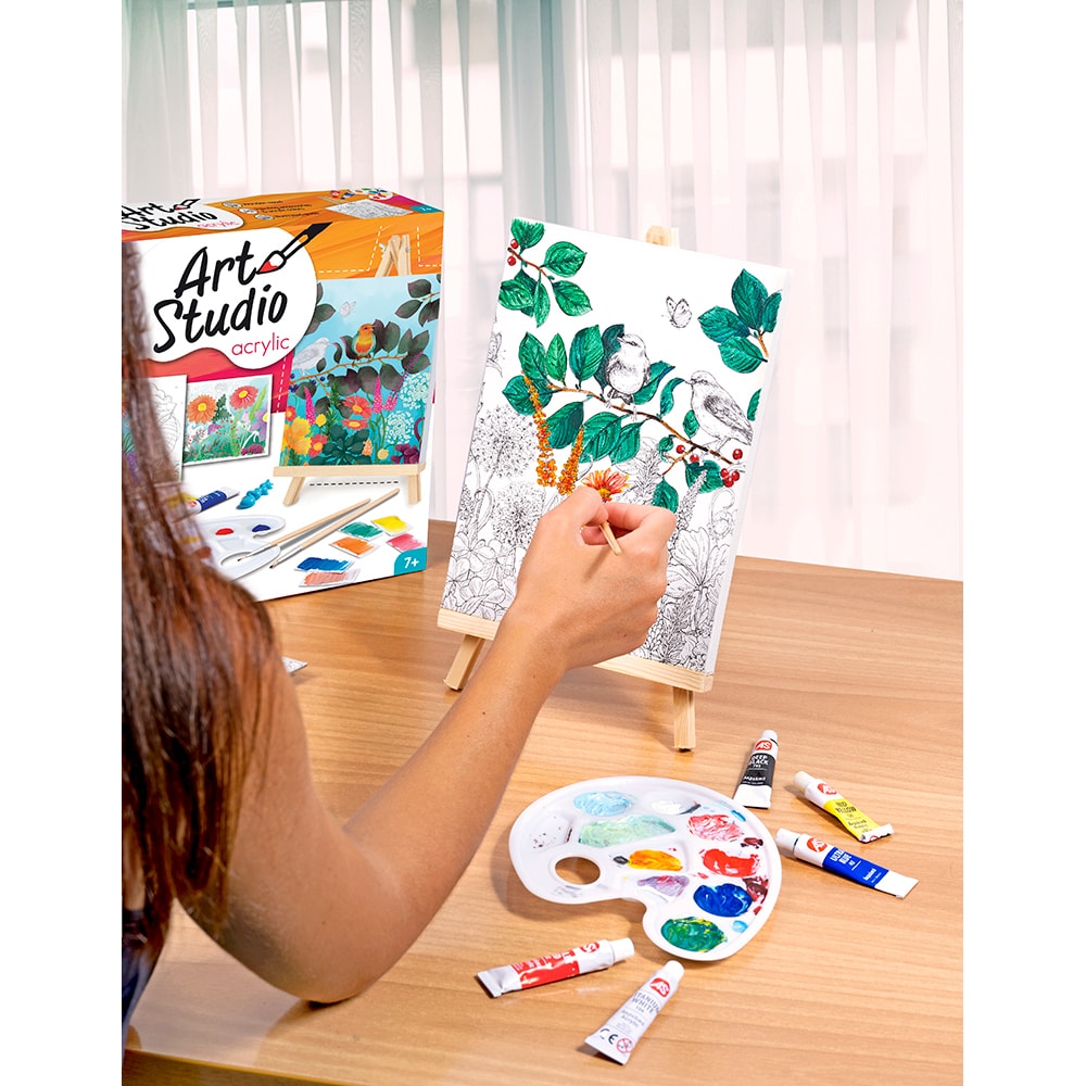 Set AS Studio Atelier de pictura Acrylic 103882021, 7 ani+, multicolor