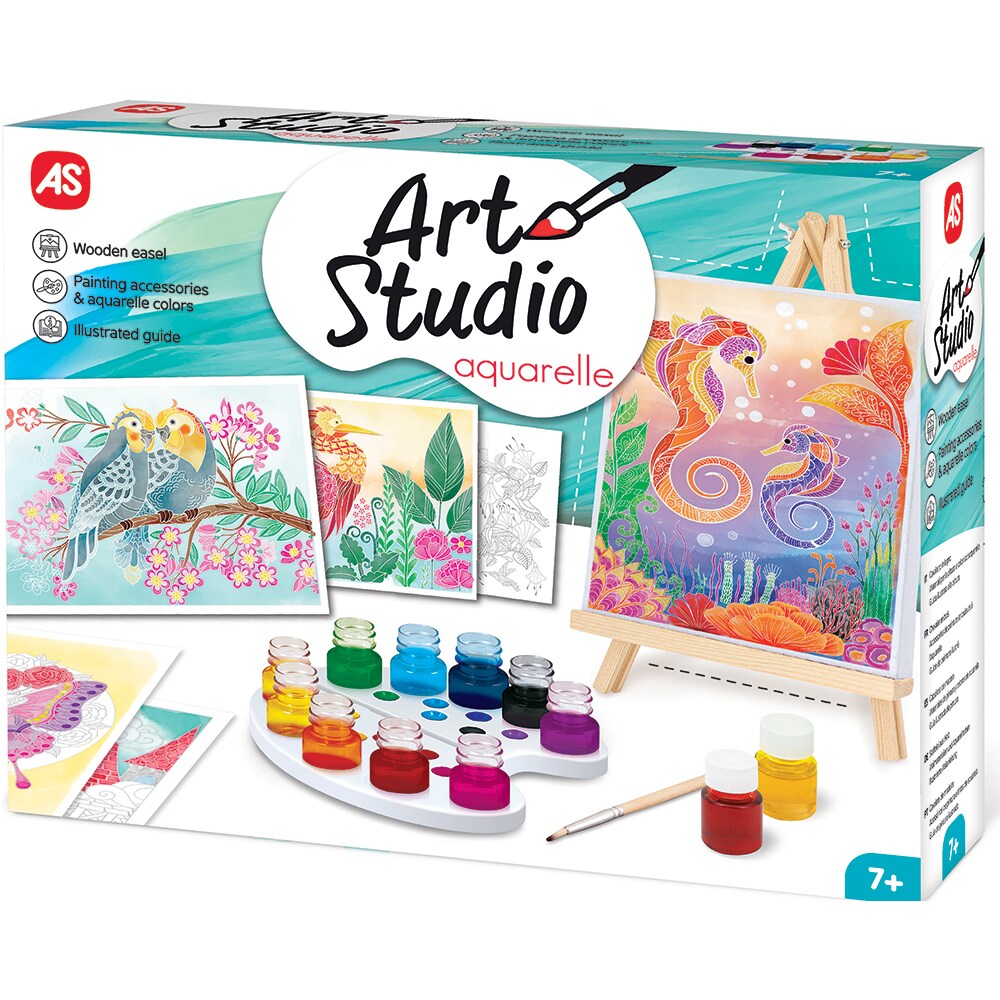 Set AS Studio Atelier de pictura Aquarelle 103882022, 7 ani+, multicolor 