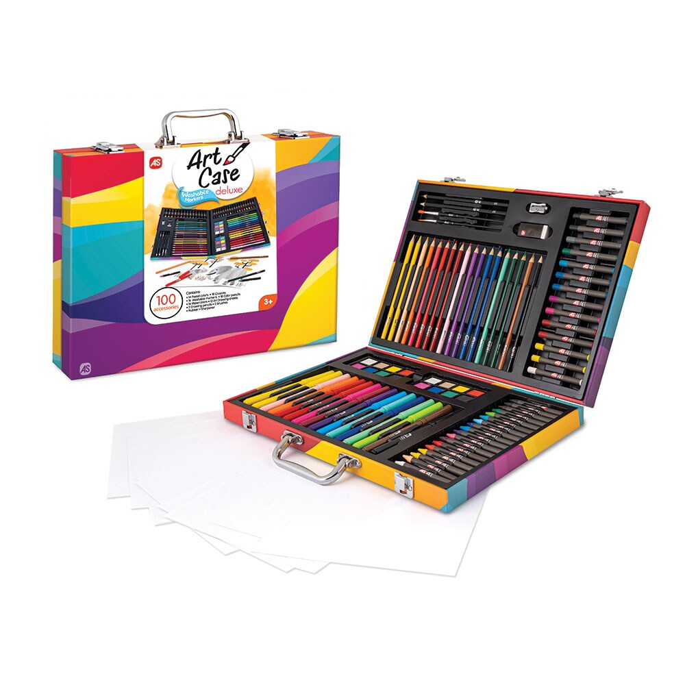 Set pentru desen AS Art - Deluxe 103882050, 3 ani+, multicolor