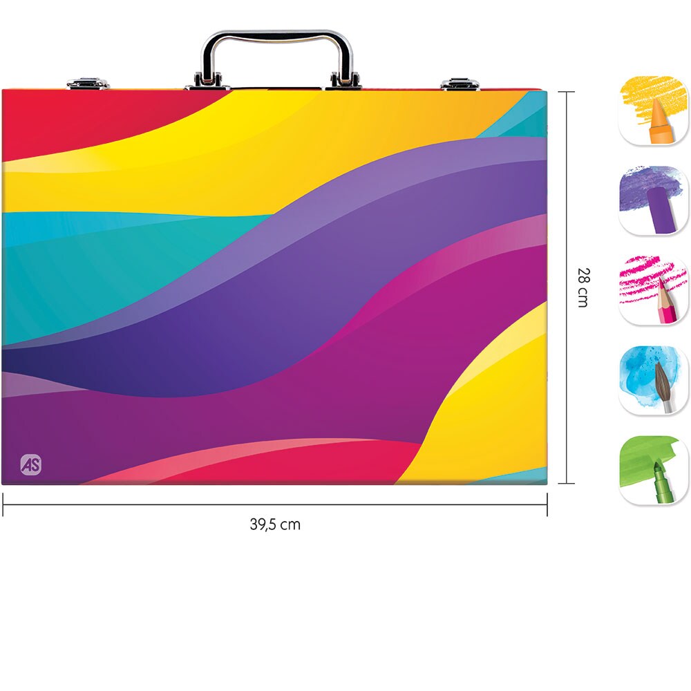 Set pentru desen AS Art - Deluxe 103882050, 3 ani+, multicolor