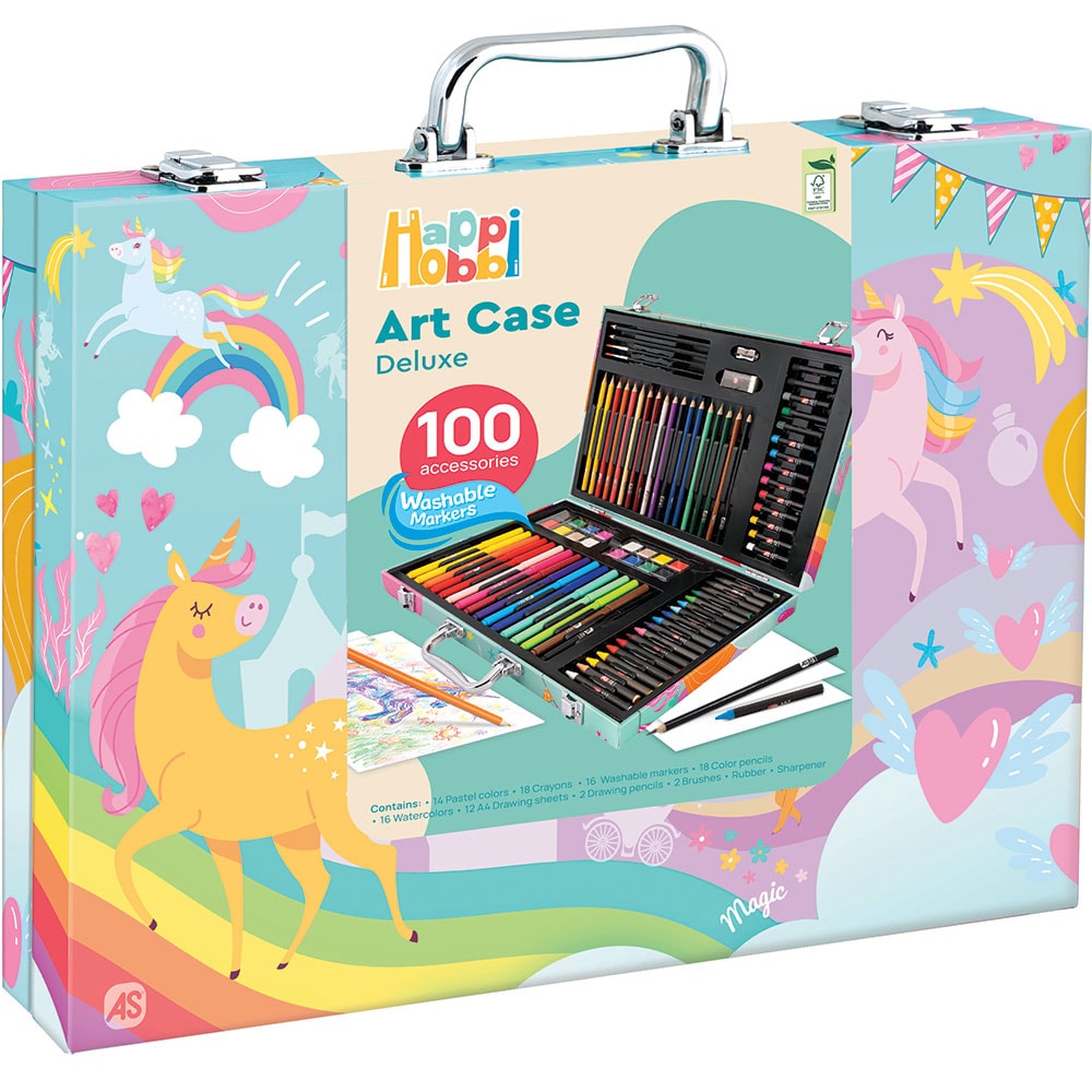 Set pictura ART STUDIO Deluxe - Unicorni 103882058, 3 ani+, multicolor