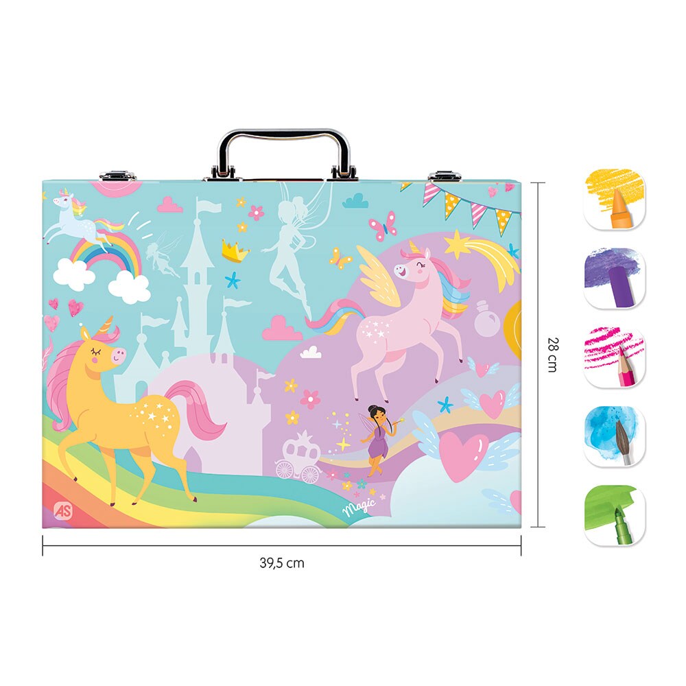 Set pictura ART STUDIO Deluxe - Unicorni 103882058, 3 ani+, multicolor