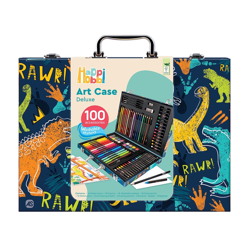 Set pictura ART STUDIO Deluxe - Dinozauri 103882059, 3 ani+, multicolor