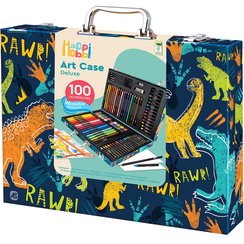 Set pictura ART STUDIO Deluxe - Dinozauri 103882059, 3 ani+, multicolor