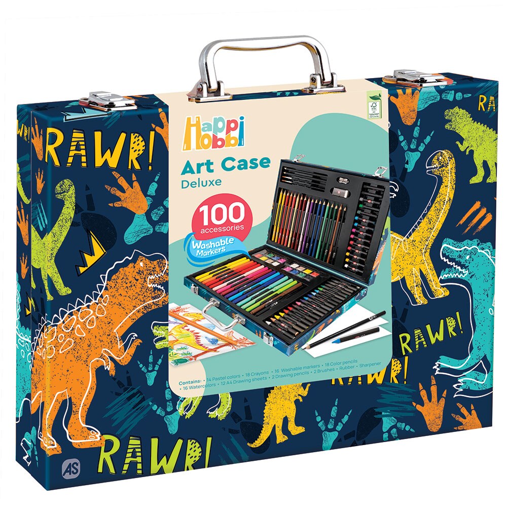 Set pictura ART STUDIO Deluxe - Dinozauri 103882059, 3 ani+, multicolor