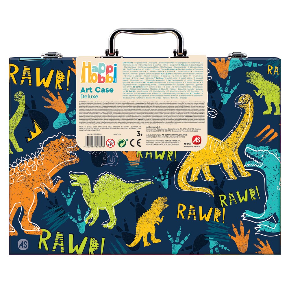 Set pictura ART STUDIO Deluxe - Dinozauri 103882059, 3 ani+, multicolor