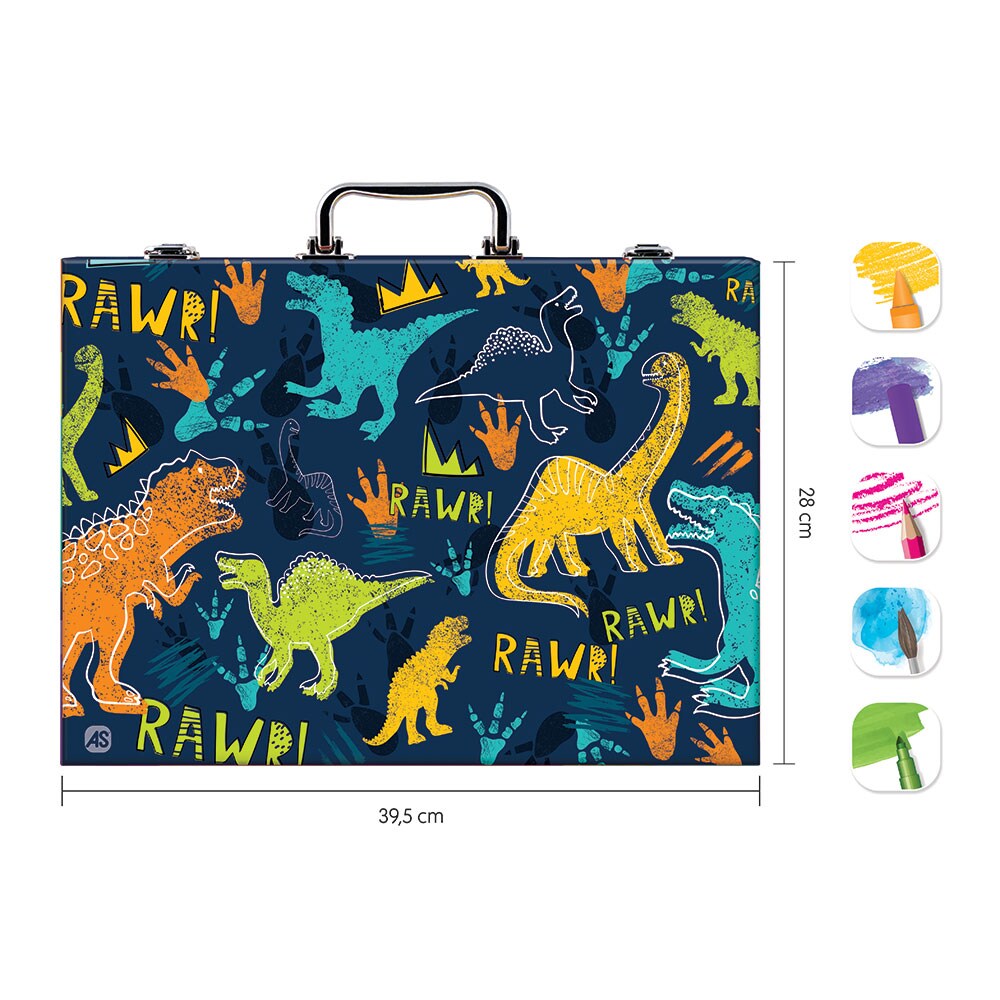 Set pictura ART STUDIO Deluxe - Dinozauri 103882059, 3 ani+, multicolor