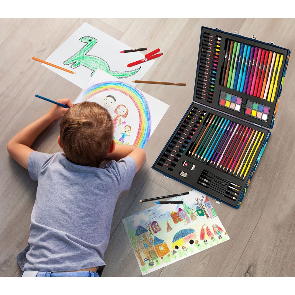 Set pictura ART STUDIO Deluxe - Dinozauri 103882059, 3 ani+, multicolor