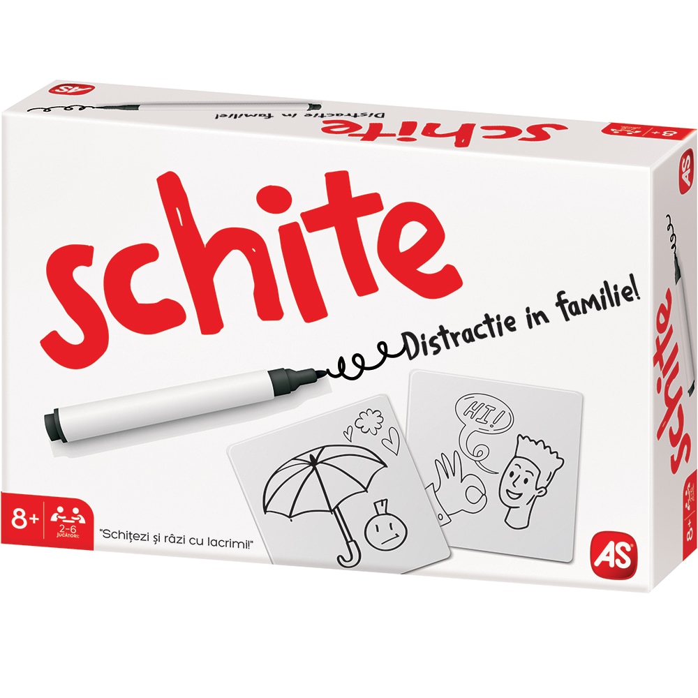 Joc de societate AS GAMES Distractie in familie 104022243, 8 ani+, 2-6 jucatori