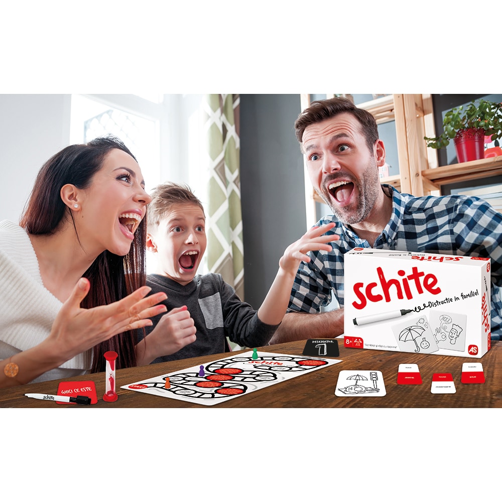 Joc de societate AS GAMES Distractie in familie 104022243, 8 ani+, 2-6 jucatori