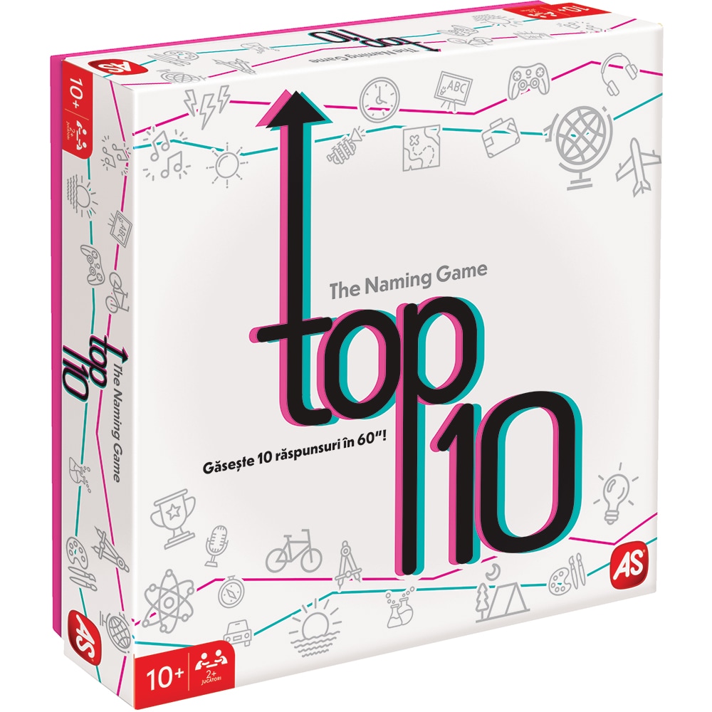 Joc de societate AS GAMES Boardgame Top 10 104023125, 15 ani+, 2-6 jucatori