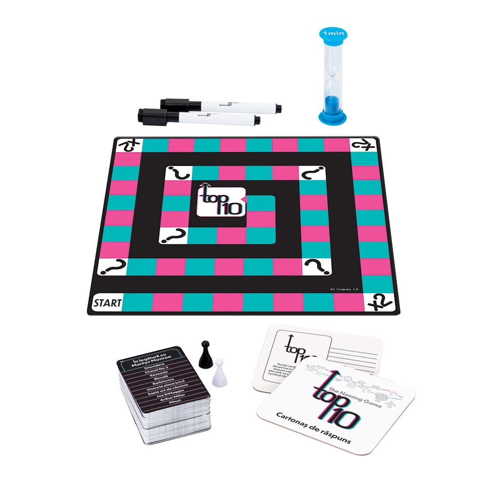 Joc de societate AS GAMES Boardgame Top 10 104023125, 15 ani+, 2-6 jucatori