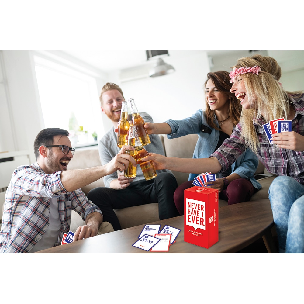 Joc de societate AS GAMES Boardgame Never Have I Ever 104025501, 18 ani+, 4-12 jucatori