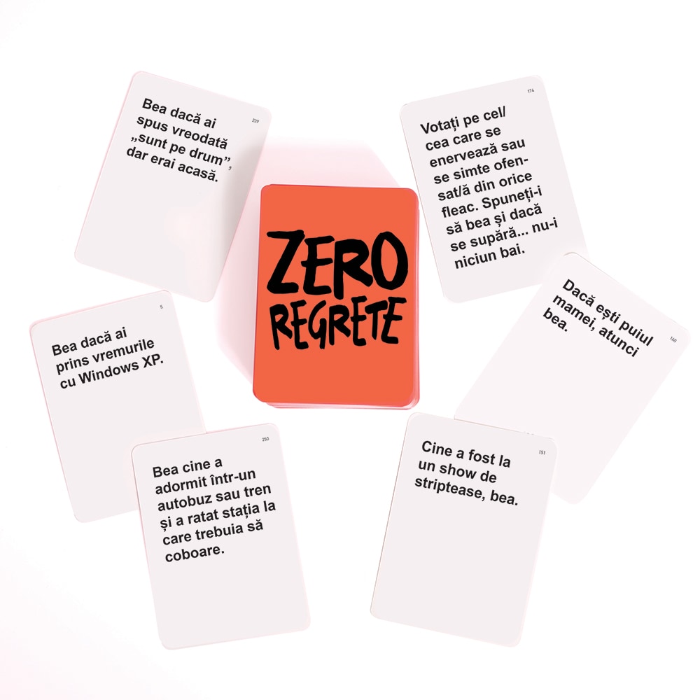 Joc de societate AS GAMES BoardGame Zero regrete 104025601, 18 ani+, 3-6 jucatori