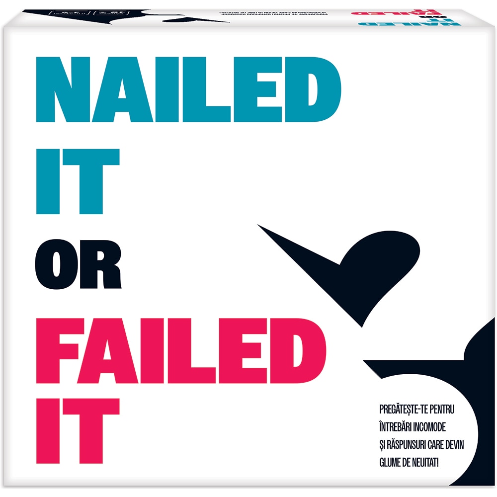Joc de societate AS GAMES Boardgame Nailed It or Failed It 104025800, 15 ani+, 3-6 jucatori