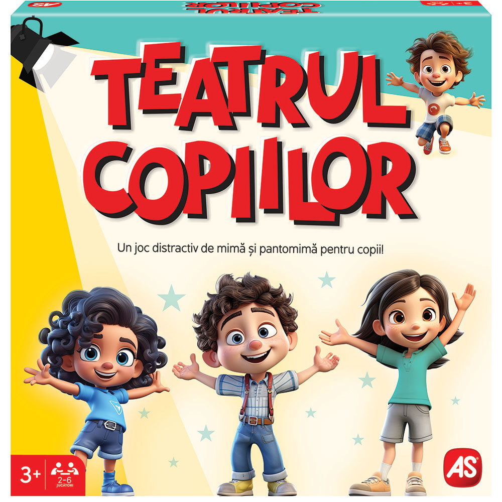 Joc de societate AS GAMES Teatrul copiilor 104034020, 3 ani+, 2-6 jucatori