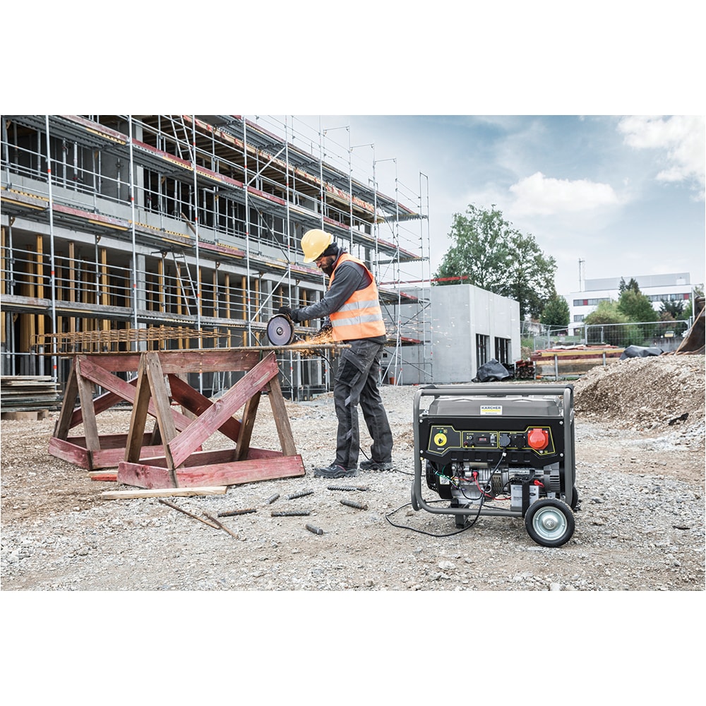 Generator electric KARCHER PROFESSIONAL PGG 8/3, 7000W, 4 timpi, benzina