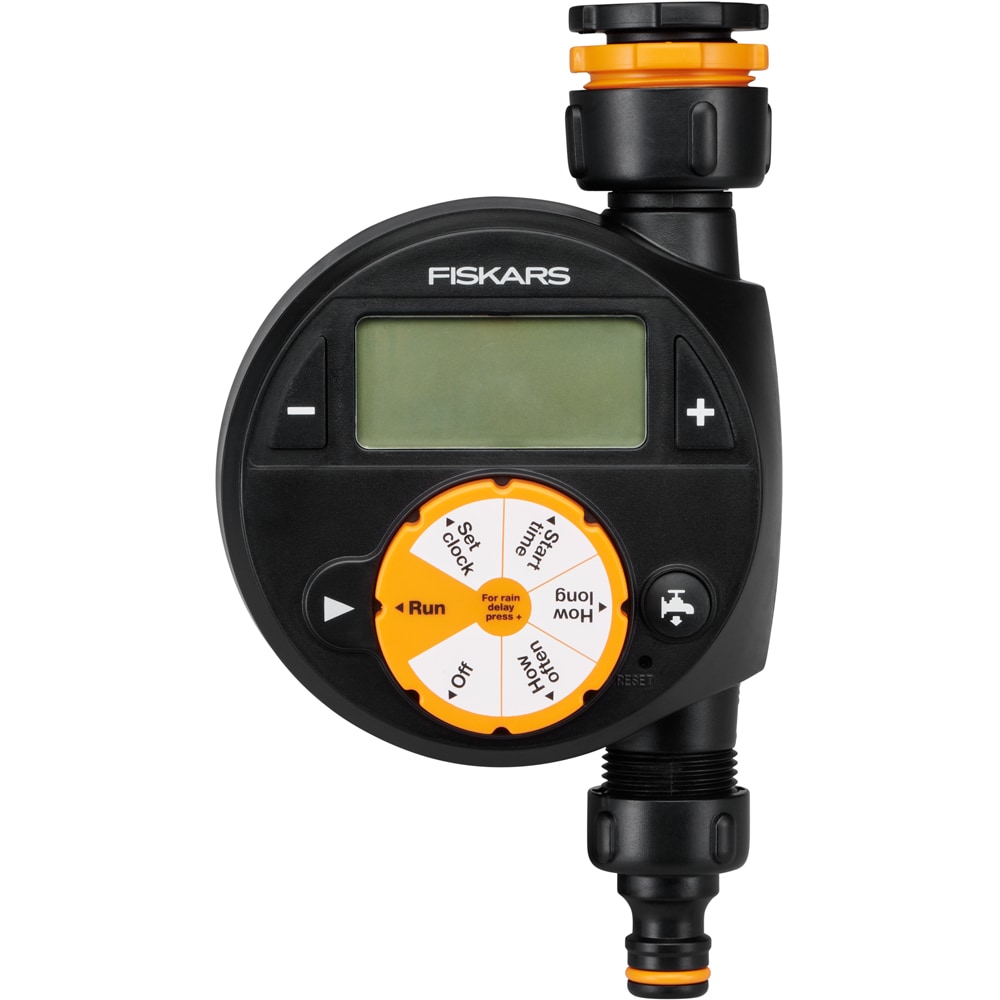 Programator irigare FISKARS, 4 bari, negru