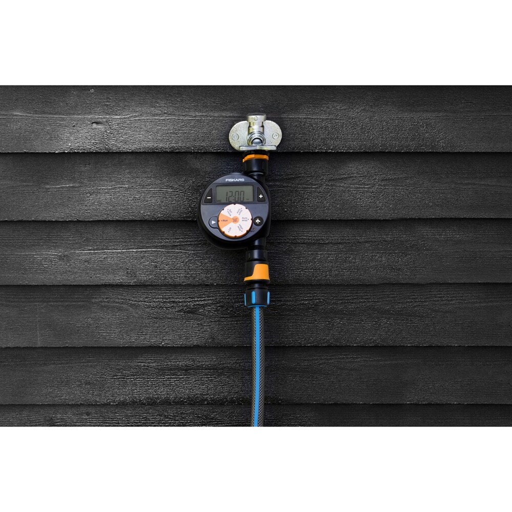 Programator irigare FISKARS, 4 bari, negru